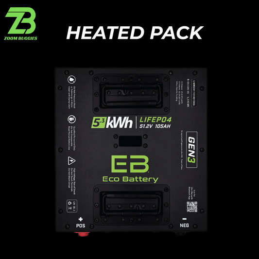 *HEATED* Eco Battery 51V 105AH Thru-Hole LiFePO4 Battery A-051105-01-H