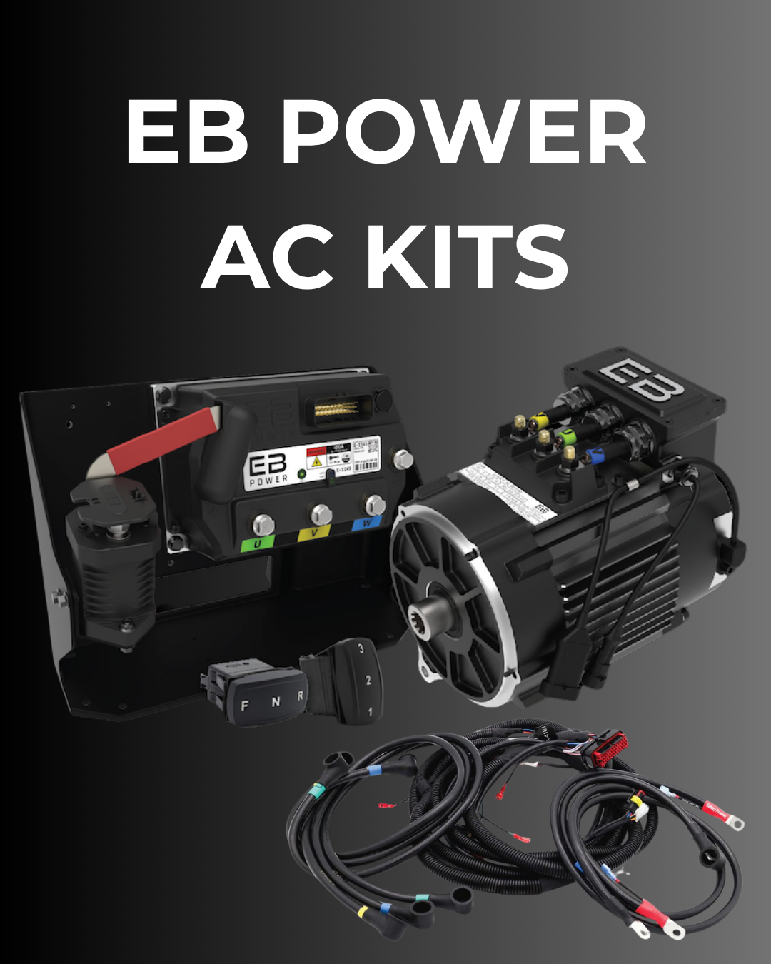 EB POWER AC KIT - 450A CONTROLLER 5KW MOTOR BUNDLE